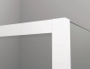 Ronal drzwi jednoczęściowe prawe ze ścianką stałą na wymiar 100-180x0-200 cm, szkło przezroczyste, profile biały TLS2DSM10407